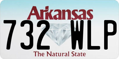 AR license plate 732WLP