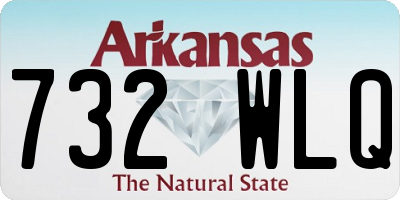 AR license plate 732WLQ