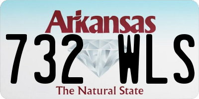 AR license plate 732WLS