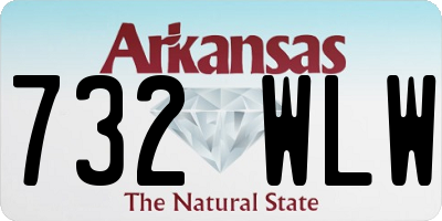 AR license plate 732WLW