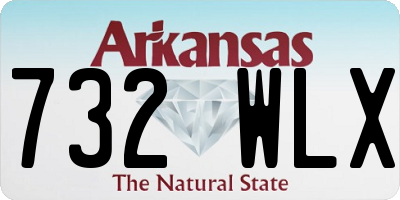 AR license plate 732WLX