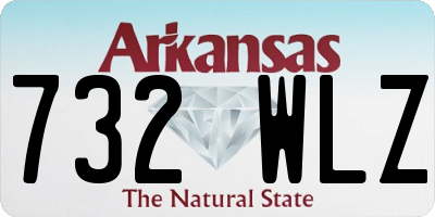 AR license plate 732WLZ