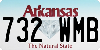AR license plate 732WMB