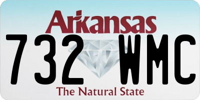 AR license plate 732WMC