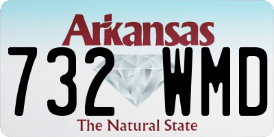 AR license plate 732WMD