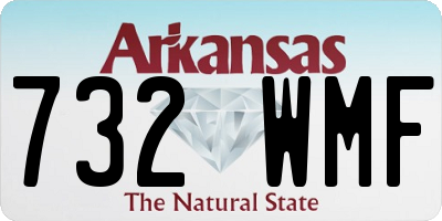 AR license plate 732WMF
