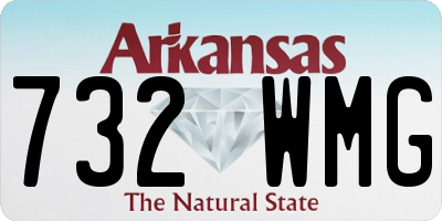 AR license plate 732WMG