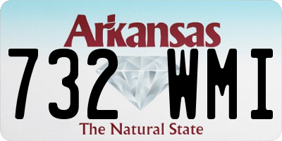 AR license plate 732WMI