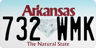 AR license plate 732WMK