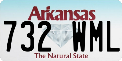 AR license plate 732WML