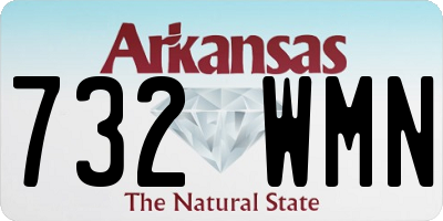AR license plate 732WMN