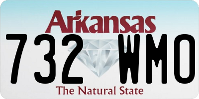 AR license plate 732WMO