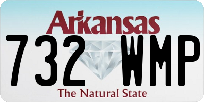 AR license plate 732WMP