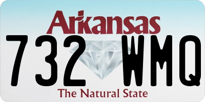 AR license plate 732WMQ