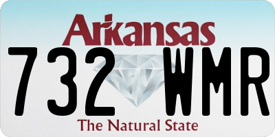 AR license plate 732WMR