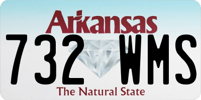 AR license plate 732WMS