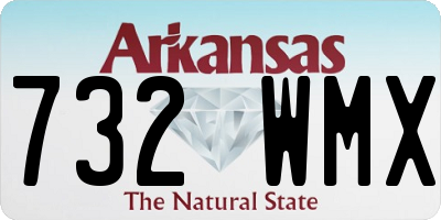AR license plate 732WMX