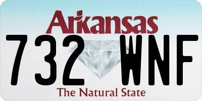 AR license plate 732WNF