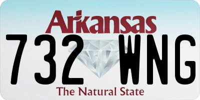 AR license plate 732WNG