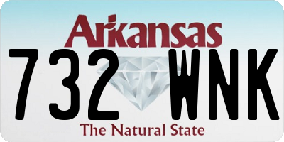 AR license plate 732WNK