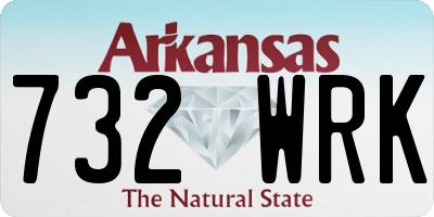AR license plate 732WRK