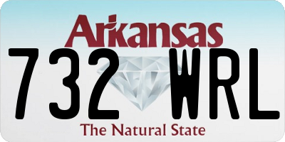 AR license plate 732WRL