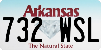 AR license plate 732WSL