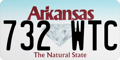 AR license plate 732WTC