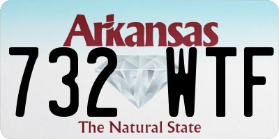 AR license plate 732WTF