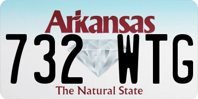 AR license plate 732WTG