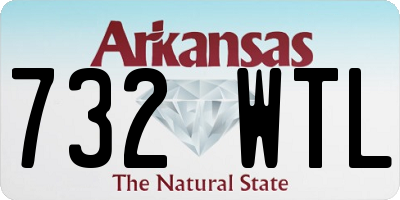 AR license plate 732WTL