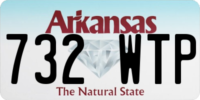 AR license plate 732WTP