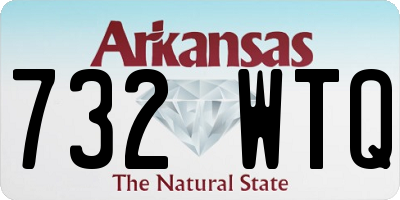 AR license plate 732WTQ