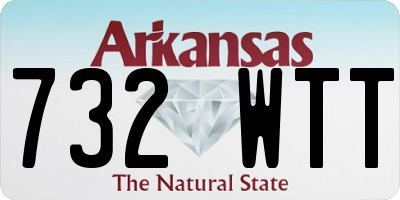 AR license plate 732WTT