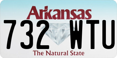 AR license plate 732WTU