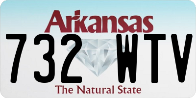 AR license plate 732WTV