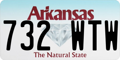 AR license plate 732WTW