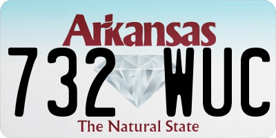 AR license plate 732WUC