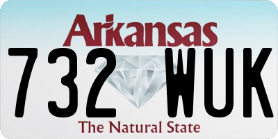 AR license plate 732WUK