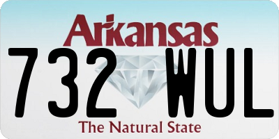 AR license plate 732WUL