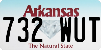 AR license plate 732WUT