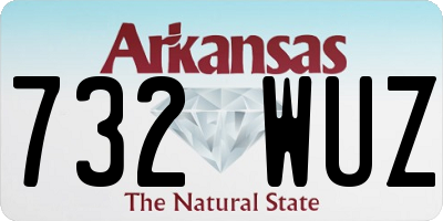 AR license plate 732WUZ