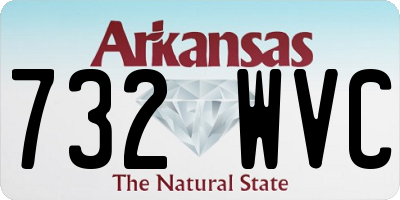 AR license plate 732WVC