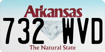 AR license plate 732WVD