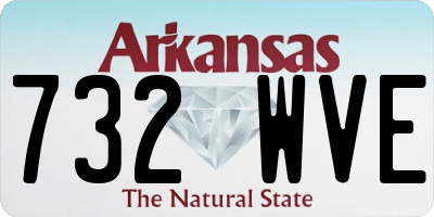 AR license plate 732WVE