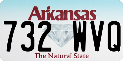 AR license plate 732WVQ