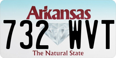 AR license plate 732WVT