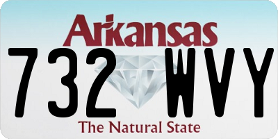 AR license plate 732WVY