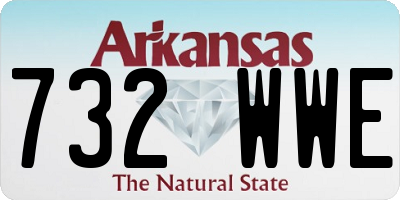 AR license plate 732WWE