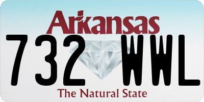 AR license plate 732WWL